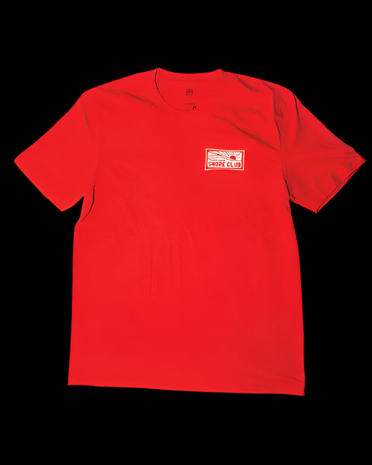 #18 White Square - Red
