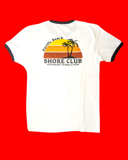 #26 Classic Sunset - White & Black Crew