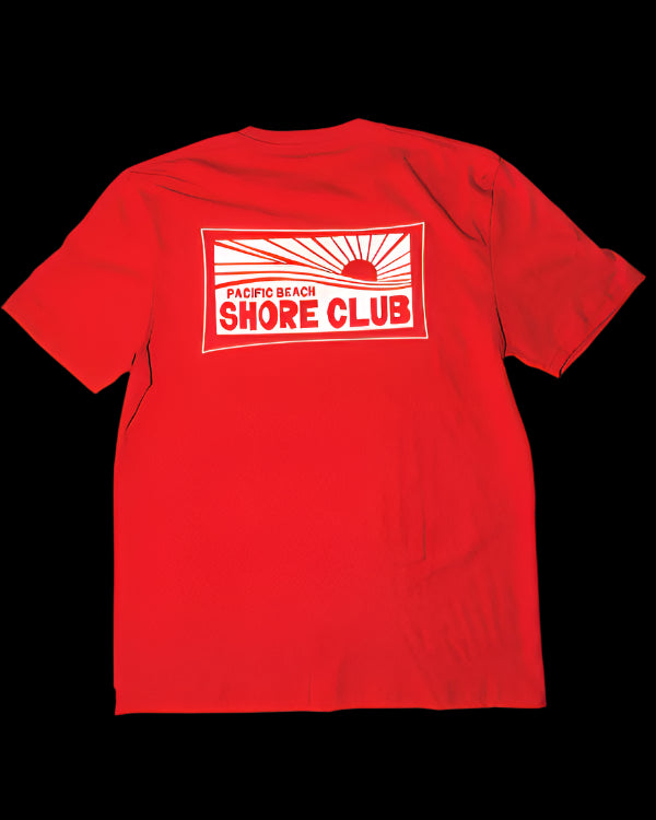 #18 White Square - Red