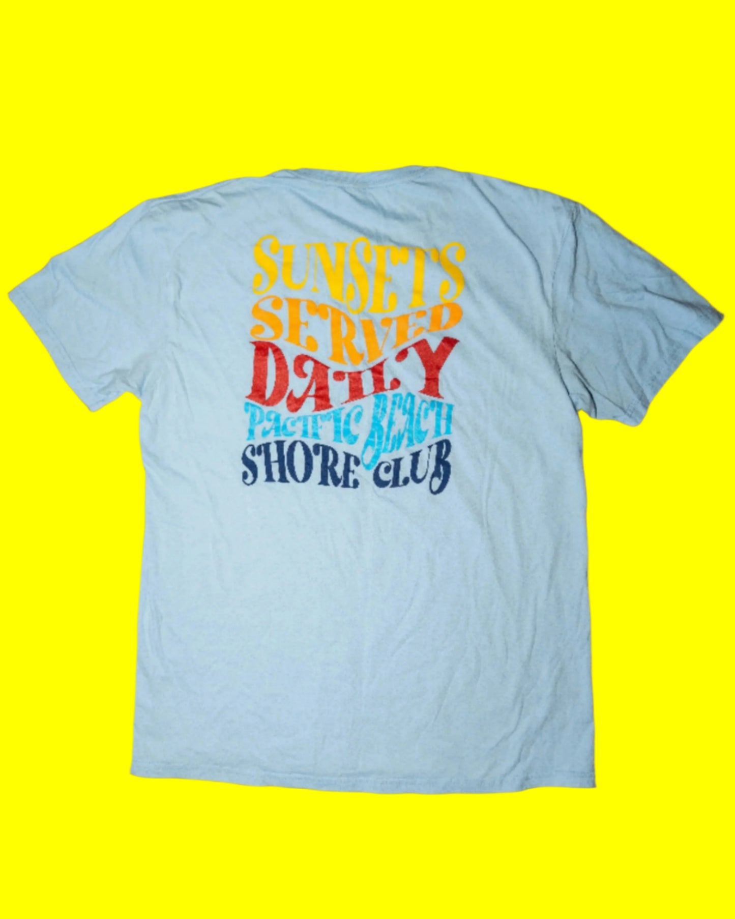 #15 Retro Sunset - Light Blue