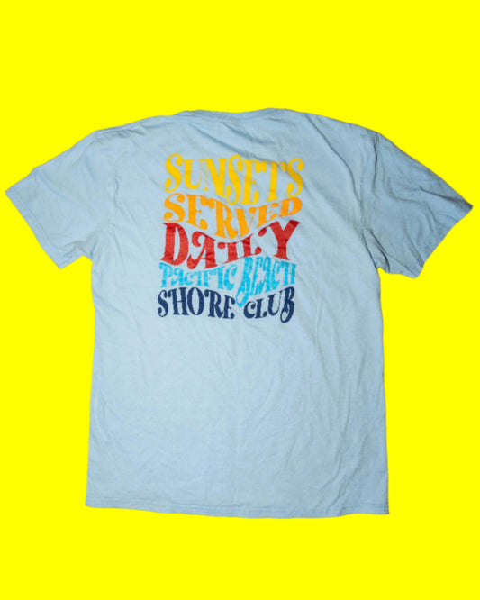 #15 Retro Sunset - Light Blue