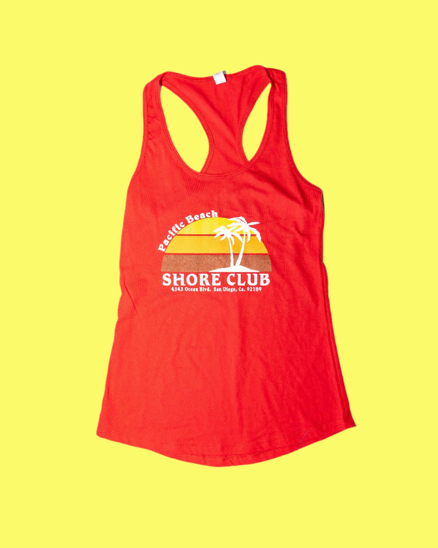 #29 Classic Sunset - Red Racerback
