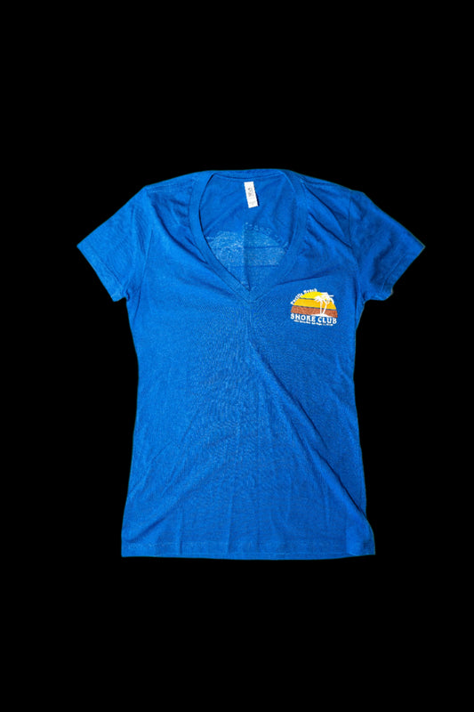 #24 Classic Sunset - Royal Blue V Neck
