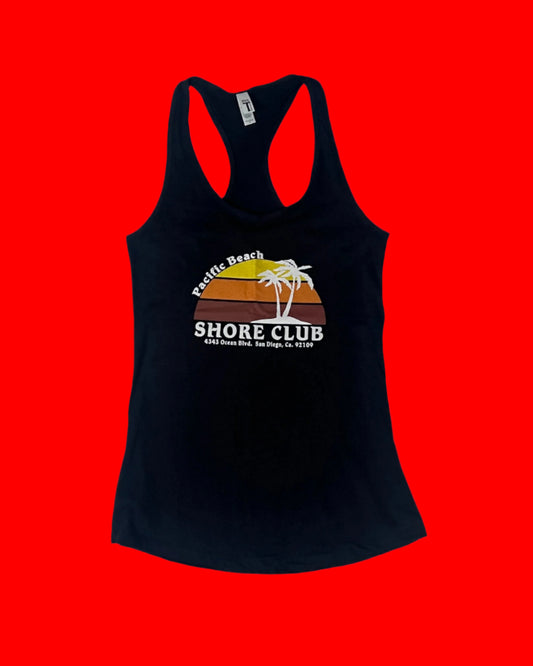 #37 Classic Sunset - Black Racerback