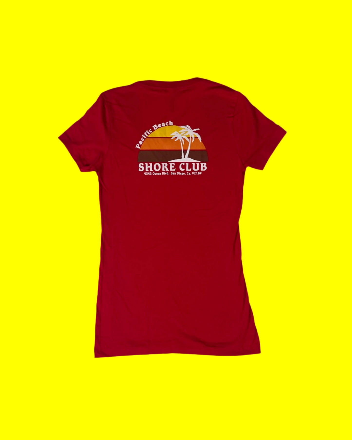 #36 Classic Sunset - Red V Neck