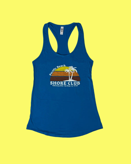 #28 Classic Sunset - Royal Blue Racerback