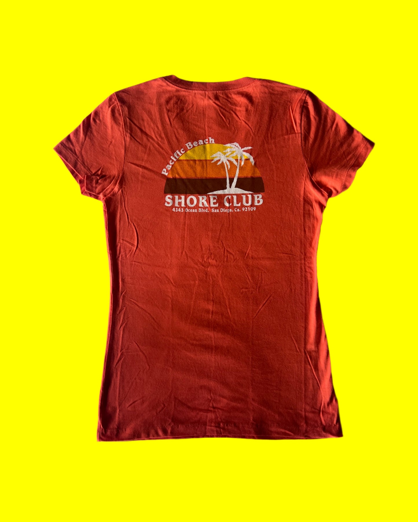 #35 Classic Sunset - Peach V Neck